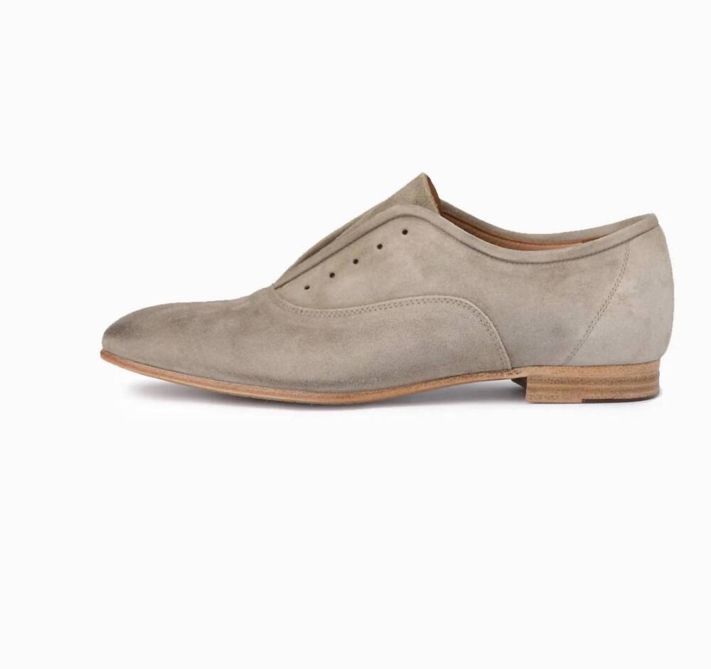 NEW PEDRO GARCIA women's gerti oxford shoes in twill bessie suede